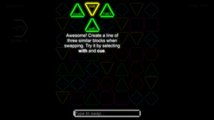 Type Swap tutorial gameplay